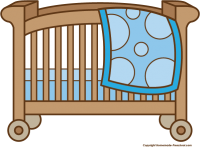 детская кроватка PNG