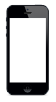 Apple iphone transparent PNG image
