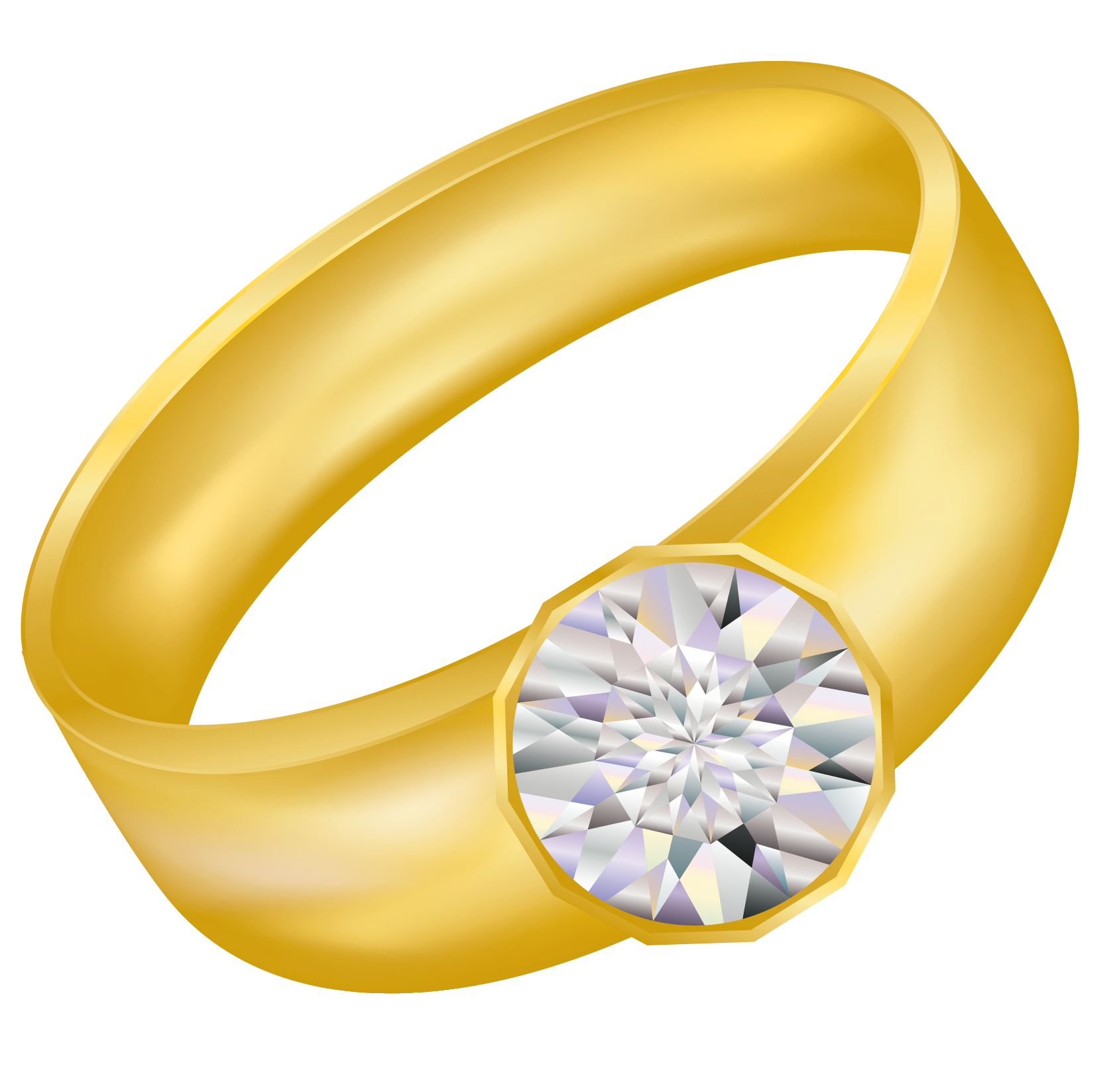 Gold Ring Png Transparent Image Download Size 1676x1647px