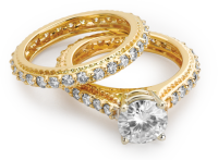 Золотые кольца PNG фото