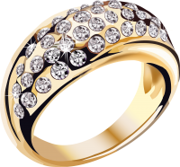 Золотое кольца PNG фото