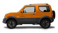 Suzuki Jimny PNG orange