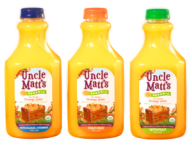 Orange juice PNG image in bottles