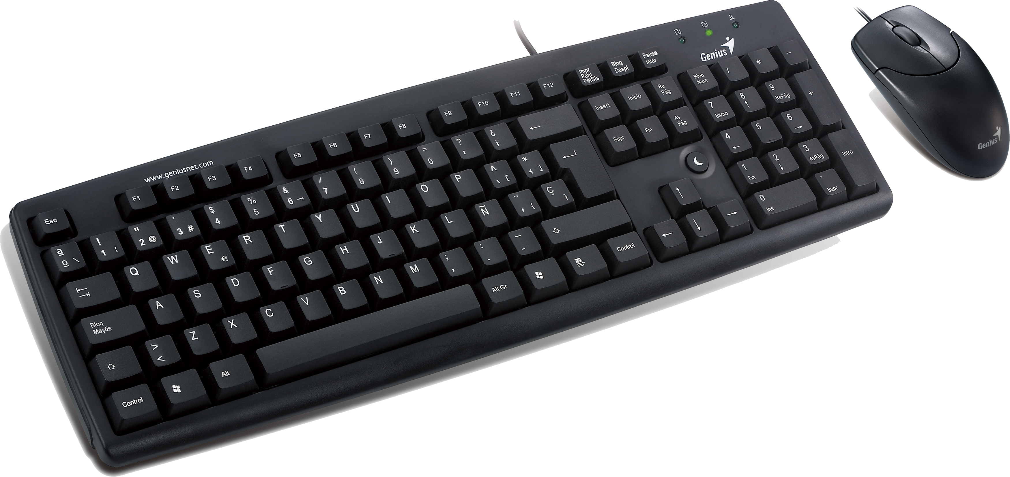 Black computer keyboard PNG image