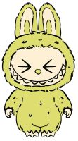 Labubu doll PNG