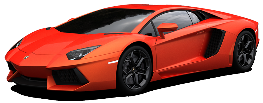 Red Lamborghini car PNG image
