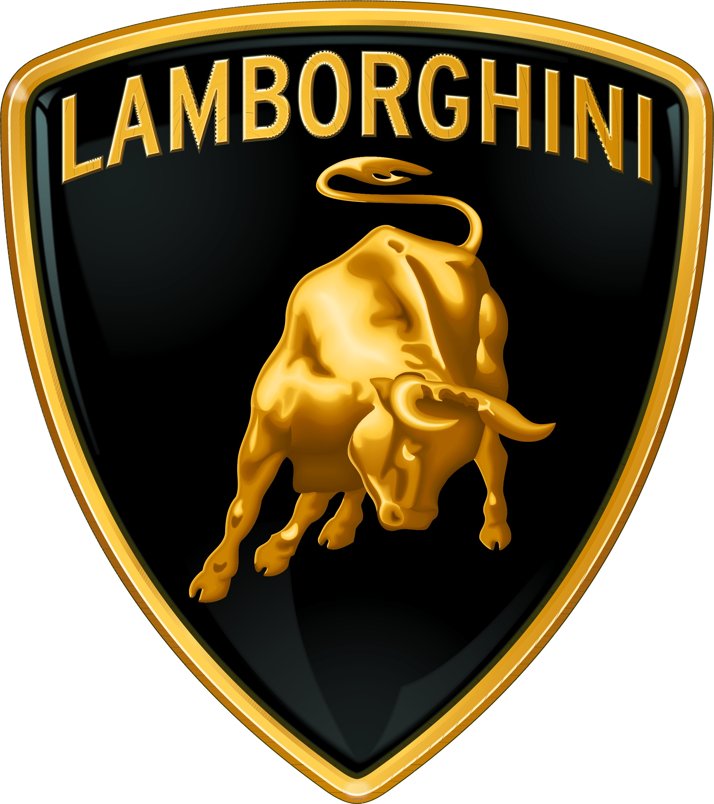 Lamborghini logo PNG image transparent image download, size: 2289x2577px