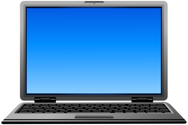 Laptop PNG transparent image download, size: 600x400px