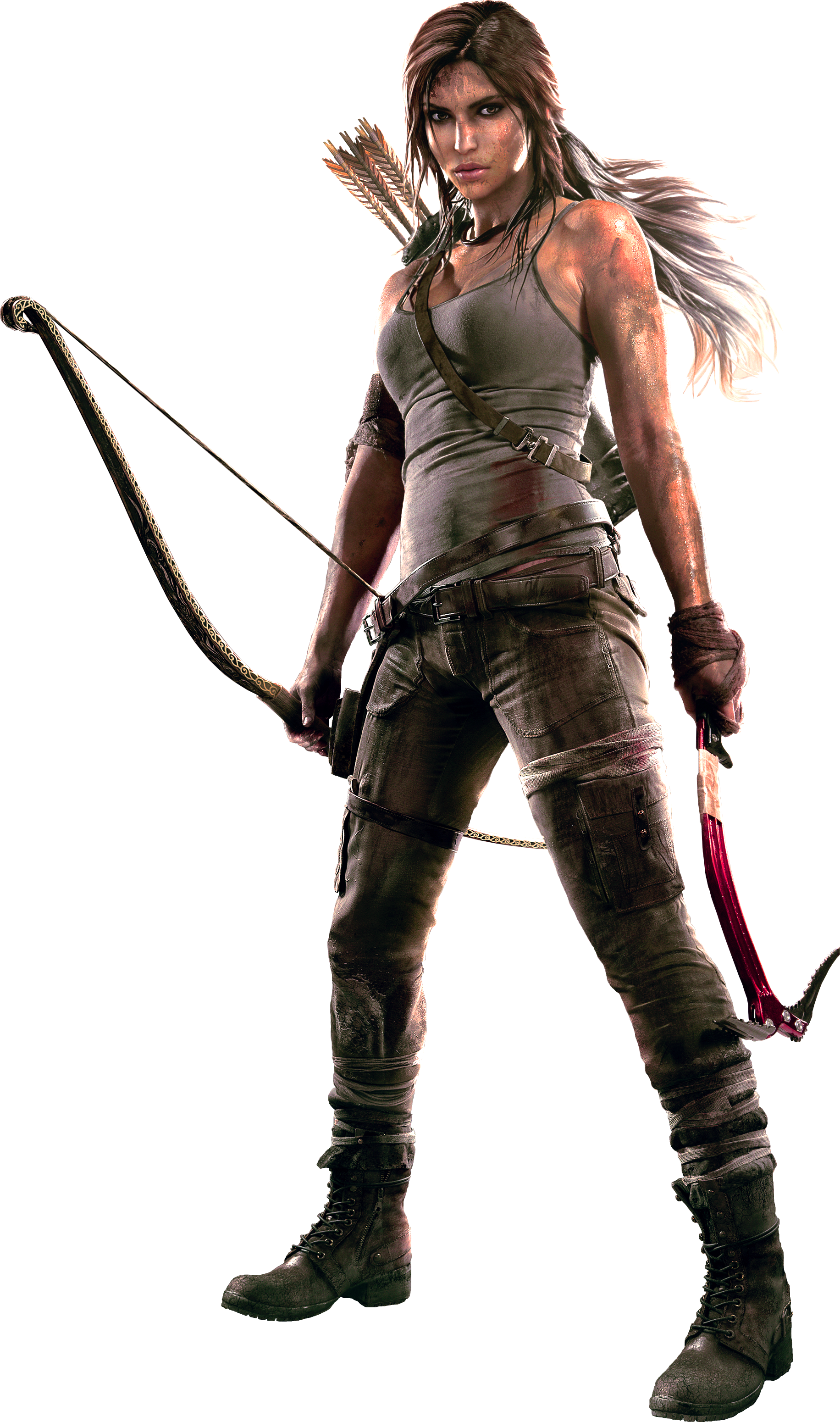 Lara Croft PNG Transparent Image Download Size 1832x3100px