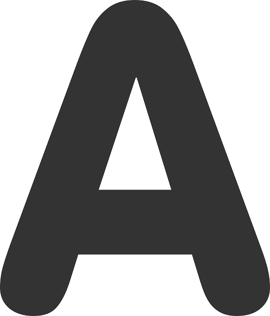 Download letter A PNG