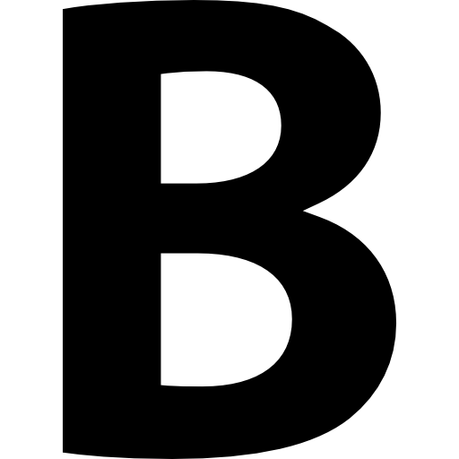 Letter B PNG transparent image download, size: 512x512px