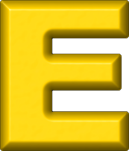 Буква E PNG