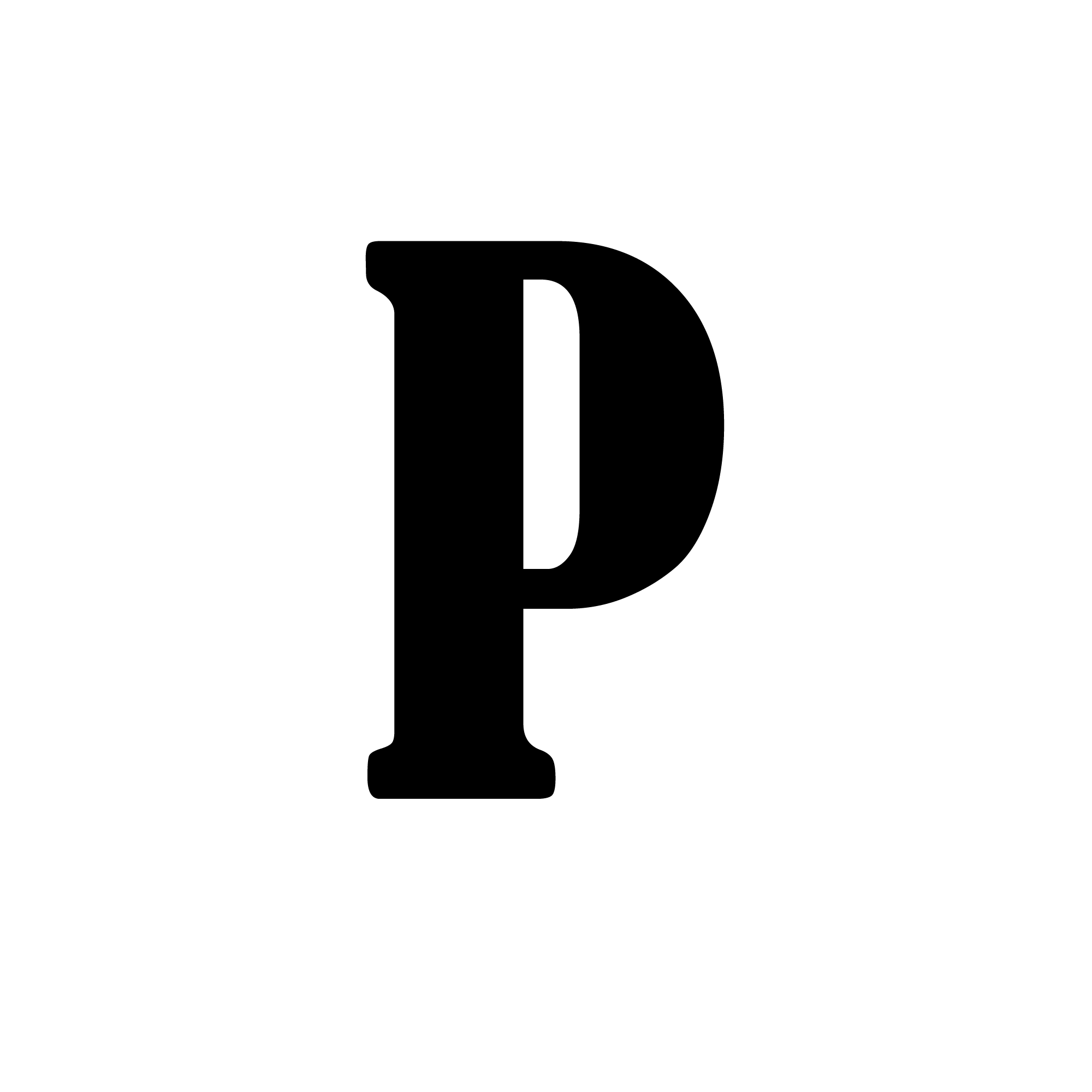Letter P PNG