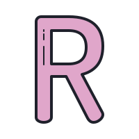 Буква R PNG