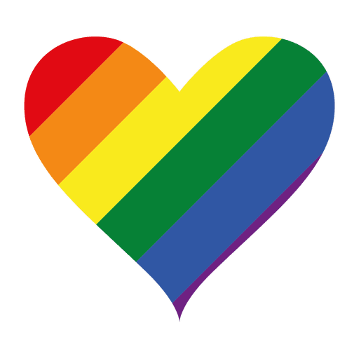 LGBT heart PNG