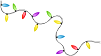 Lights garland PNG