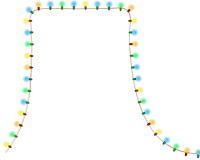 Lights garland PNG