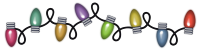 Lights garland PNG