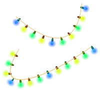 Lights garland PNG