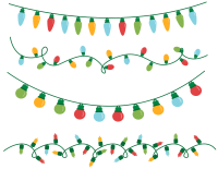 Lights garland PNG