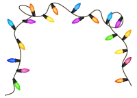 Lights garland PNG