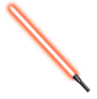 Lightsaber PNG orange