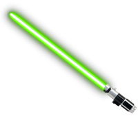 Lightsaber PNG green