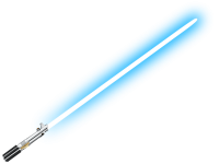 Lightsaber PNG blue