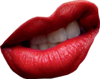 Красные губы PNG фото