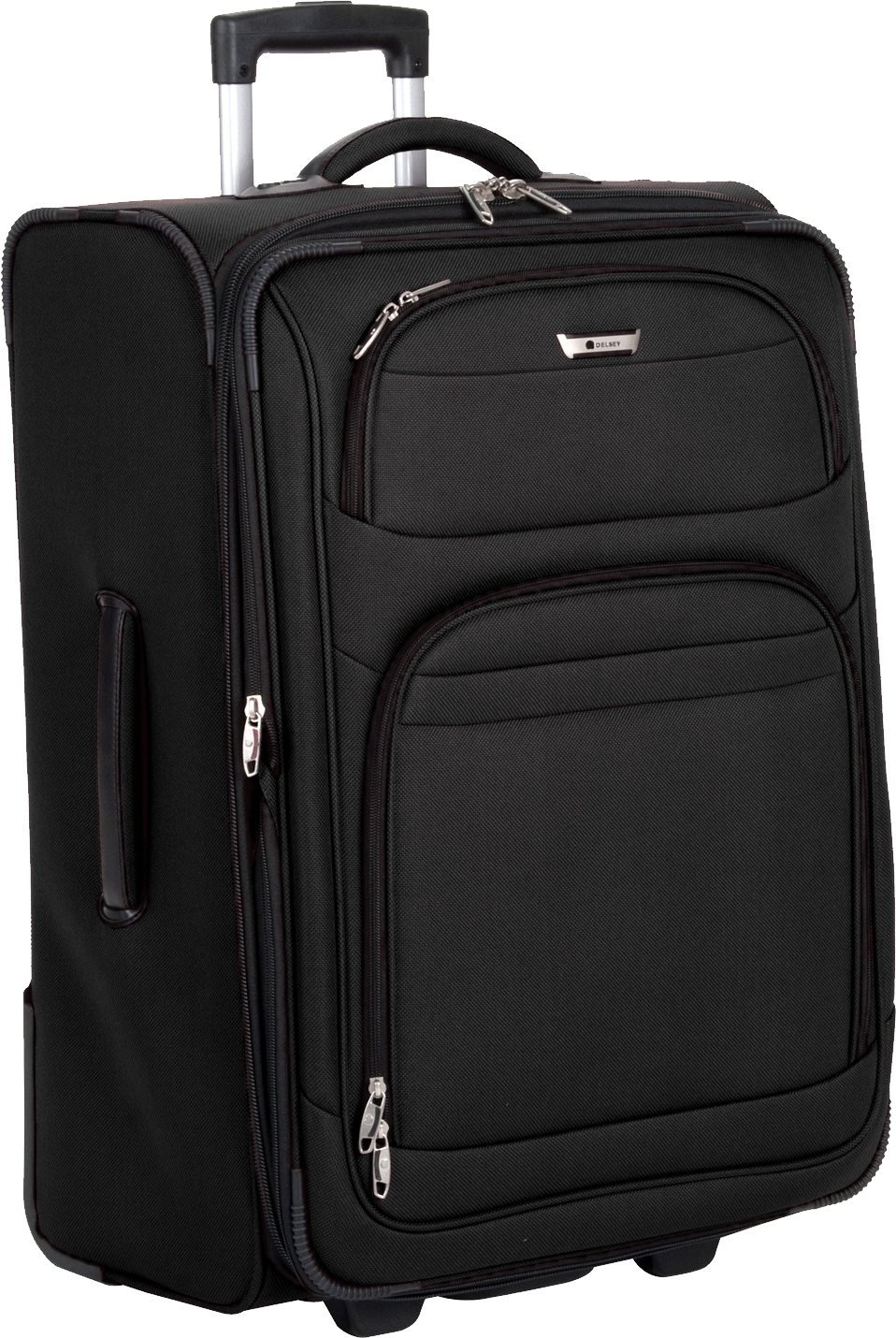 Black luggage PNG image