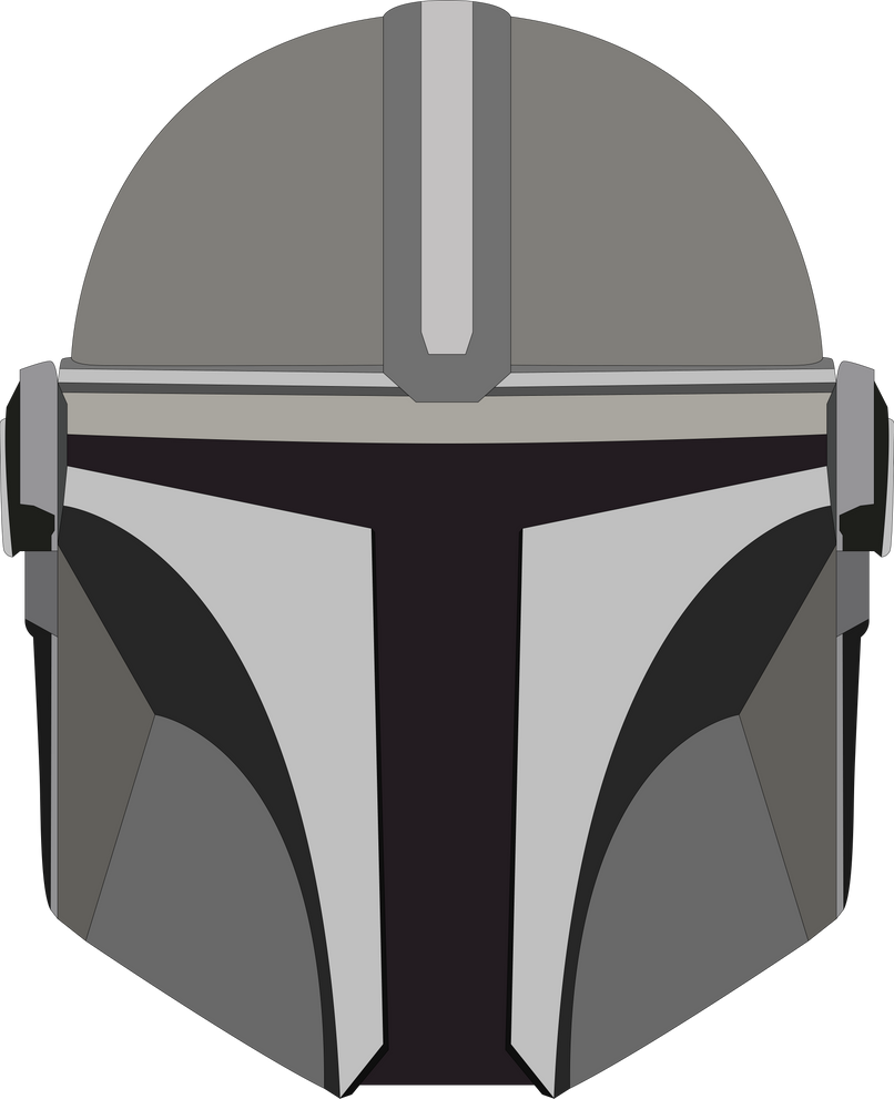 The Mandalorian helmet PNG