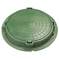 green plastic manhole cover PNG