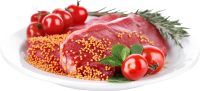 Meat in meal PNG image