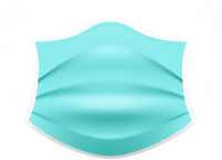Surgical mask, medical mask PNG