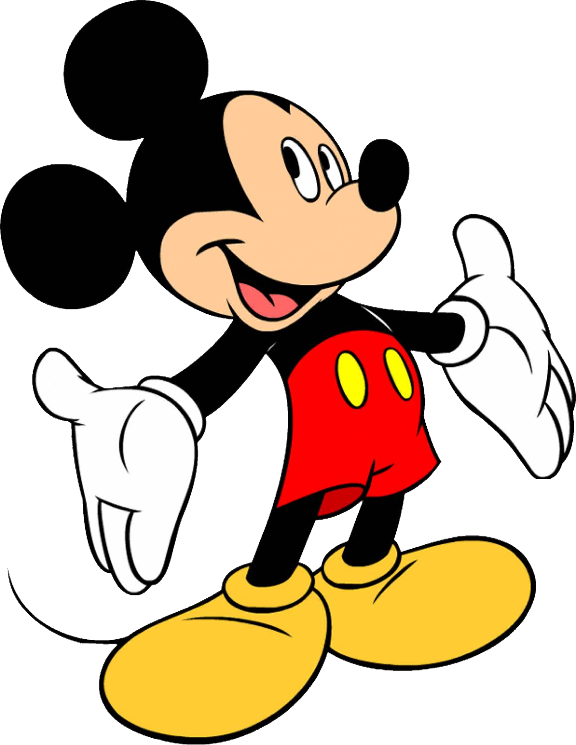 Mickey Mouse PNG transparent image download, size: 1158x1498px