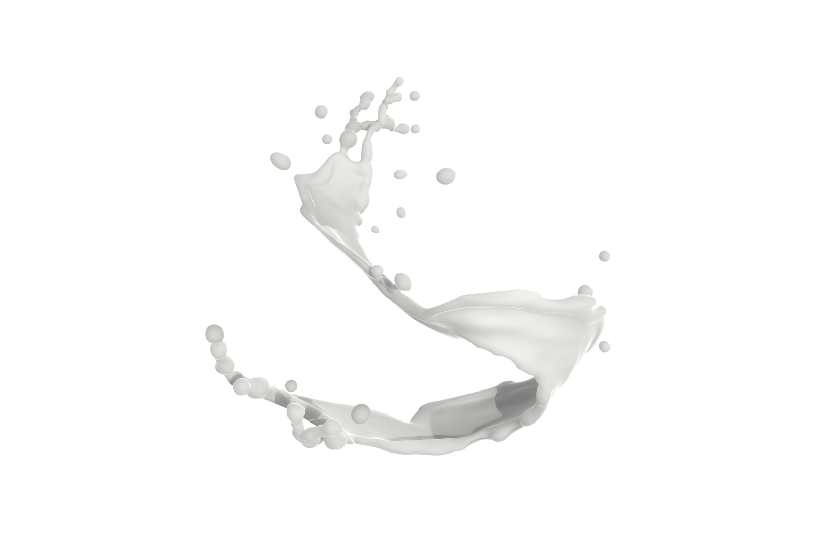 Milk Splashes PNG