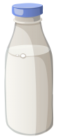 Milk bottle PNG