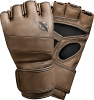 brown MMA gloves PNG