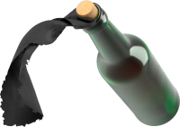 Molotov cocktail PNG image