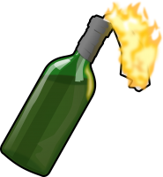 Molotov cocktail PNG