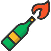 Molotov cocktail PNG