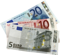 Деньги евро PNG фото