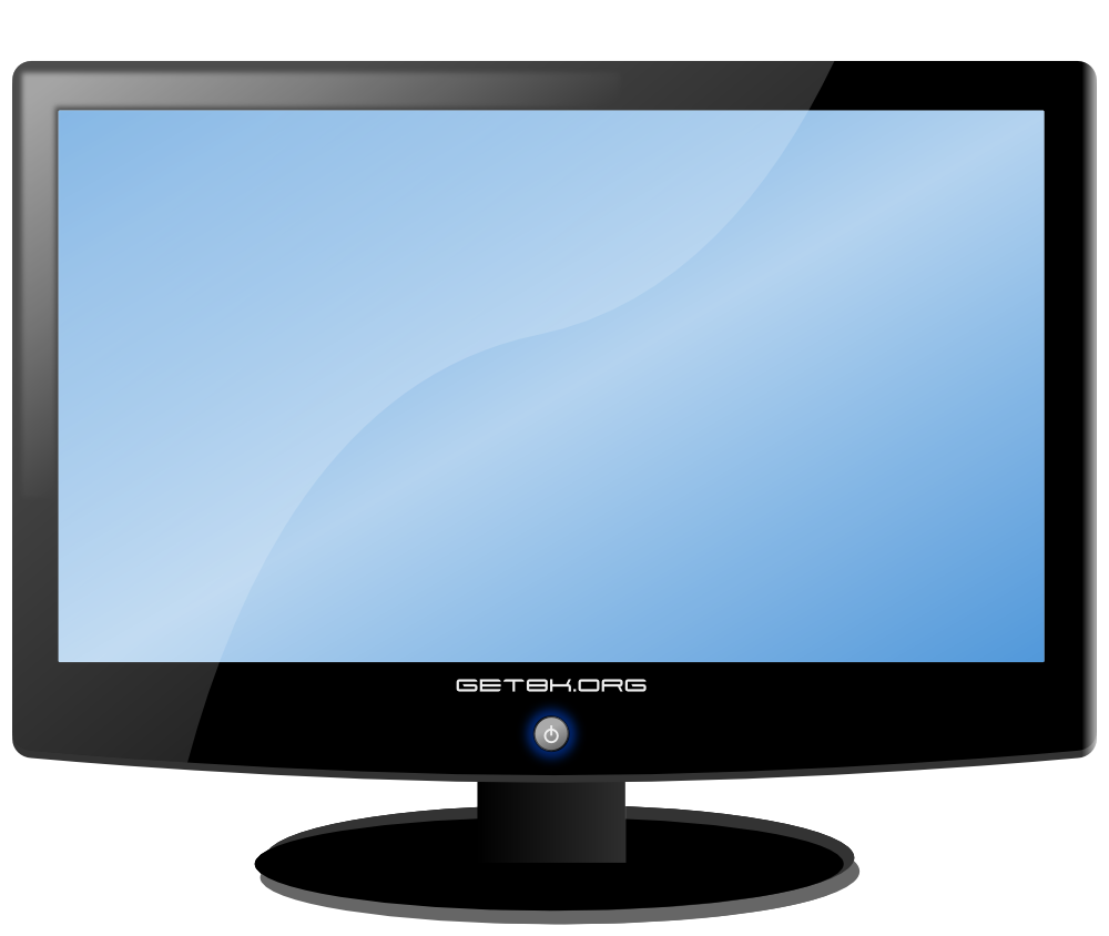 LCD display monitor PNG image
