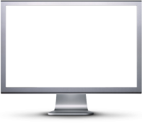 Monitor Apple transparent LCD PNG image