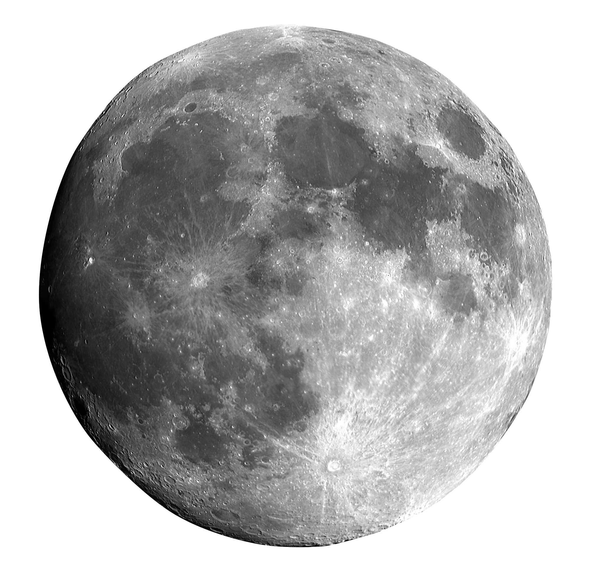 Moon PNG transparent image download, size: 2400x2400px