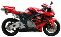 Red sport moto PNG image, red sport motorcycle PNG 