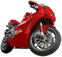 Red moto PNG image, motorcycle PNG