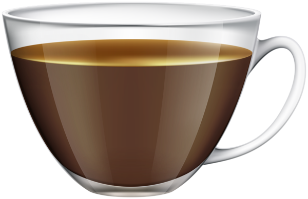 Гифка чашка кофе на прозрачном фоне