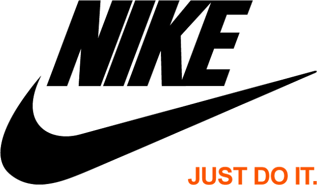 Logo nike outlet en blanco png