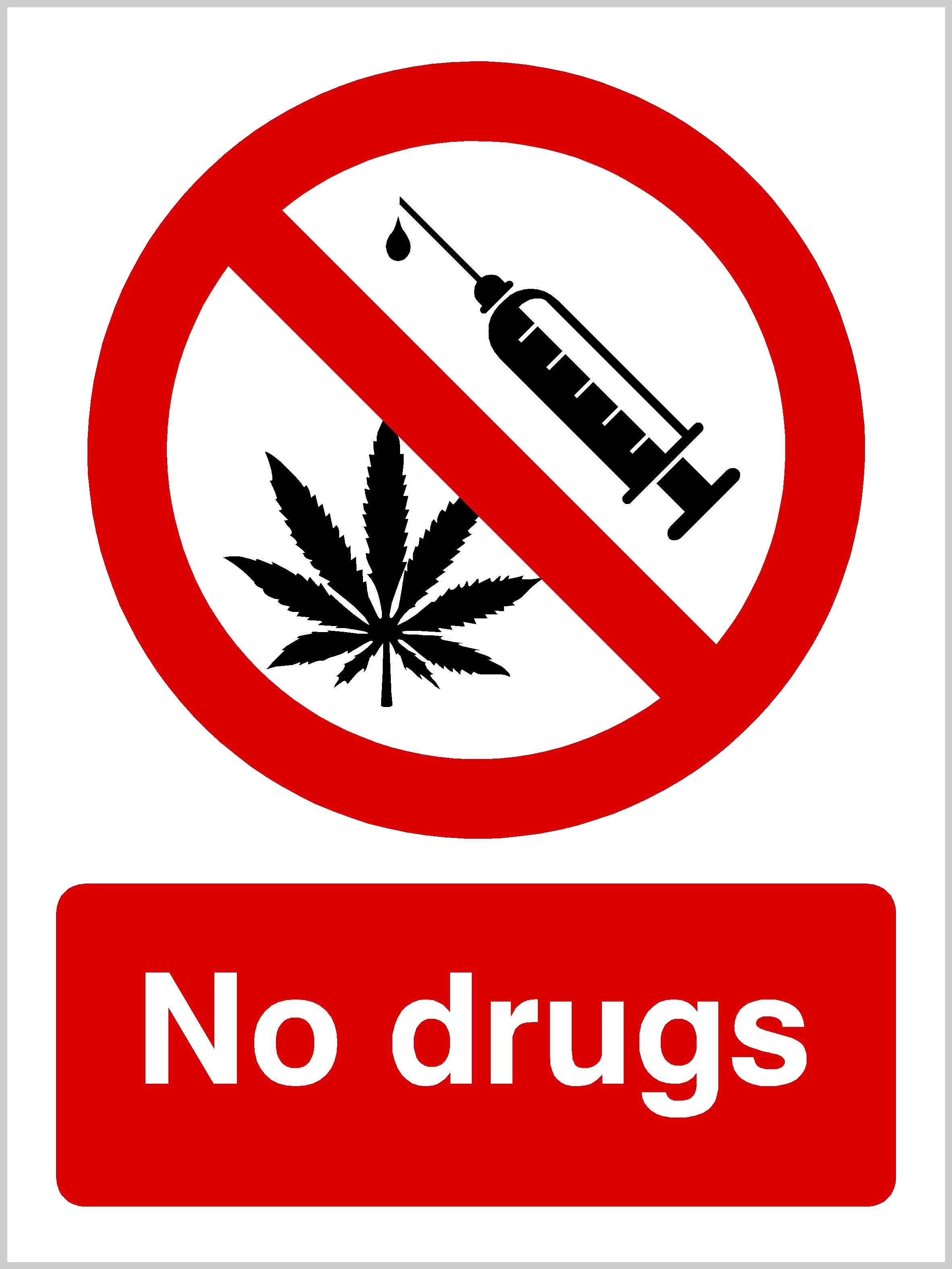 No Drugs PNG